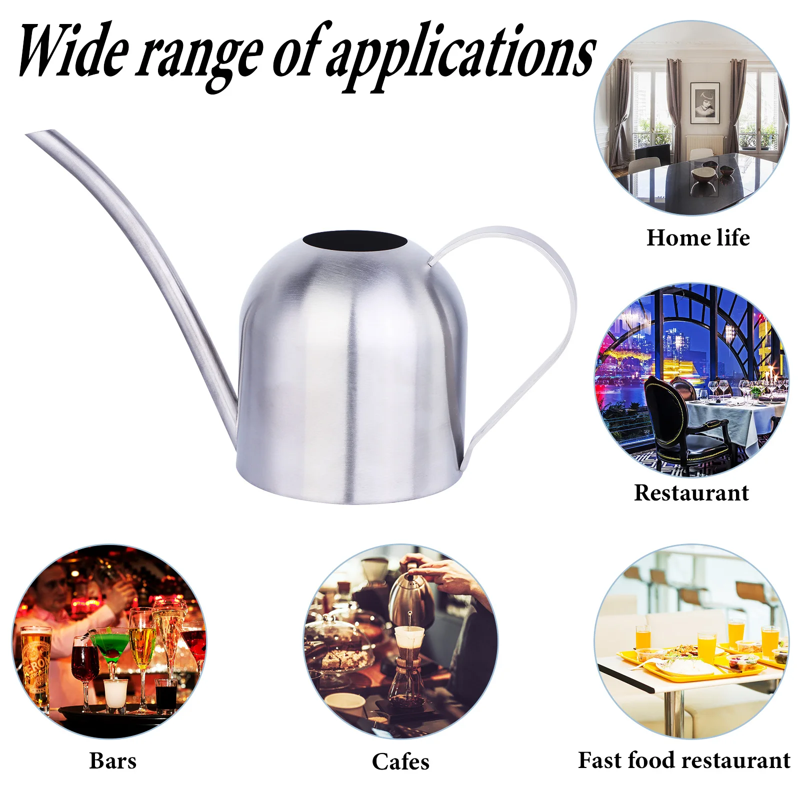 450ml Stainless Steel Watering Can Small Sprinkling Pot Long Mouth Design Gardening Watering Cans Household Metal Watering Cans
450ml Stainless Steel Watering Can Small Sprinkling Pot Long Mouth Design Gardening Watering Cans Household Metal Watering Cans