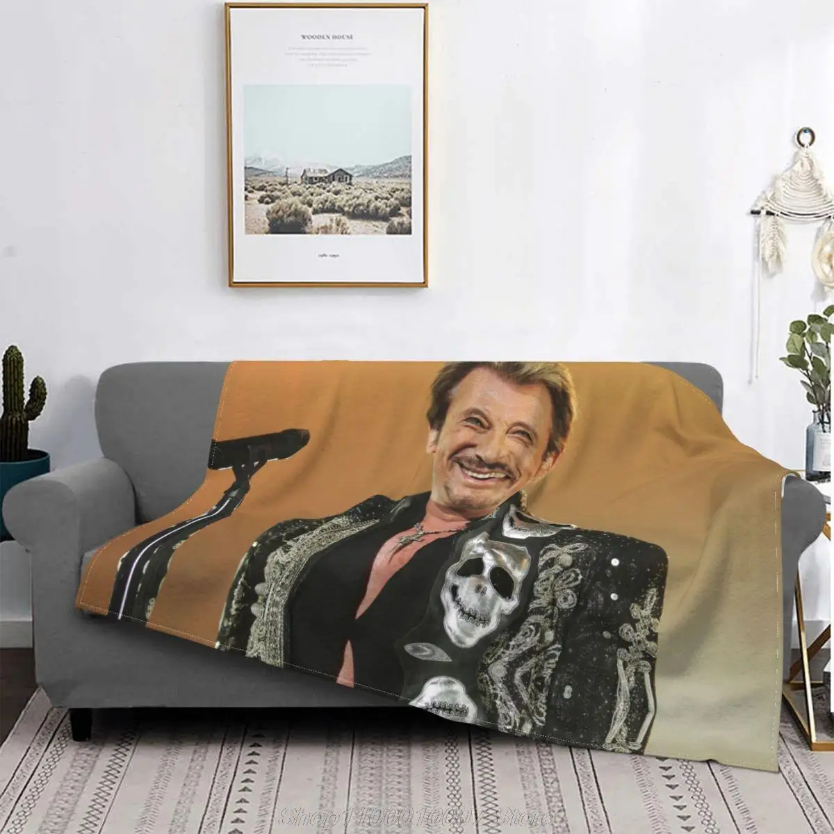 Rock Star Blanket Fleece Print Johnny Hallyday Multifunction Lightweight Throw Blanket for Sofa Couch Plush Thin Quilt
Rock Star Blanket Fleece Print Johnny Hallyday Multifunction Lightweight Throw Blanket for Sofa Couch Plush Thin Quilt