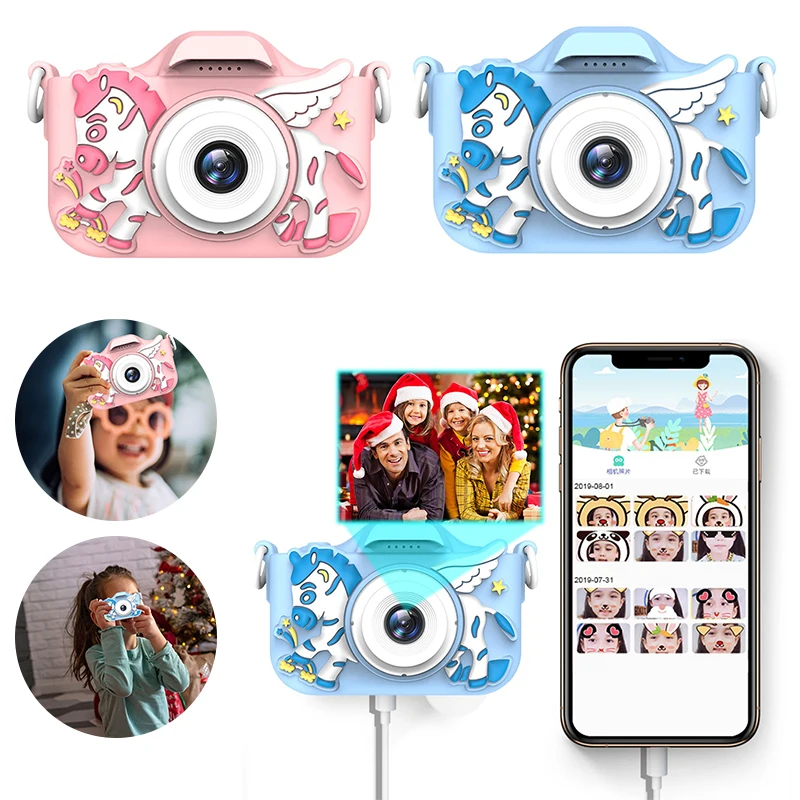 4MP Dual Lens HD Mini SLR Camera 2.0 Inch IPS Screen Cartoon Horse Video SLR Camera USB Charging with Lanyard Educational Toys
4MP Dual Lens HD Mini SLR Camera 2.0 Inch IPS Screen Cartoon Horse Video SLR Camera USB Charging with Lanyard Educational Toys