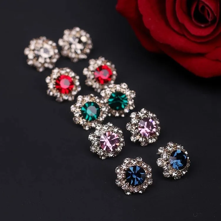 Korean Fashion Crystal S925 Silver Needle Earrings Female Wild Earrings Ear Jewelry Temperament Accessories
Korean Fashion Crystal S925 Silver Needle Earrings Female Wild Earrings Ear Jewelry Temperament Accessories