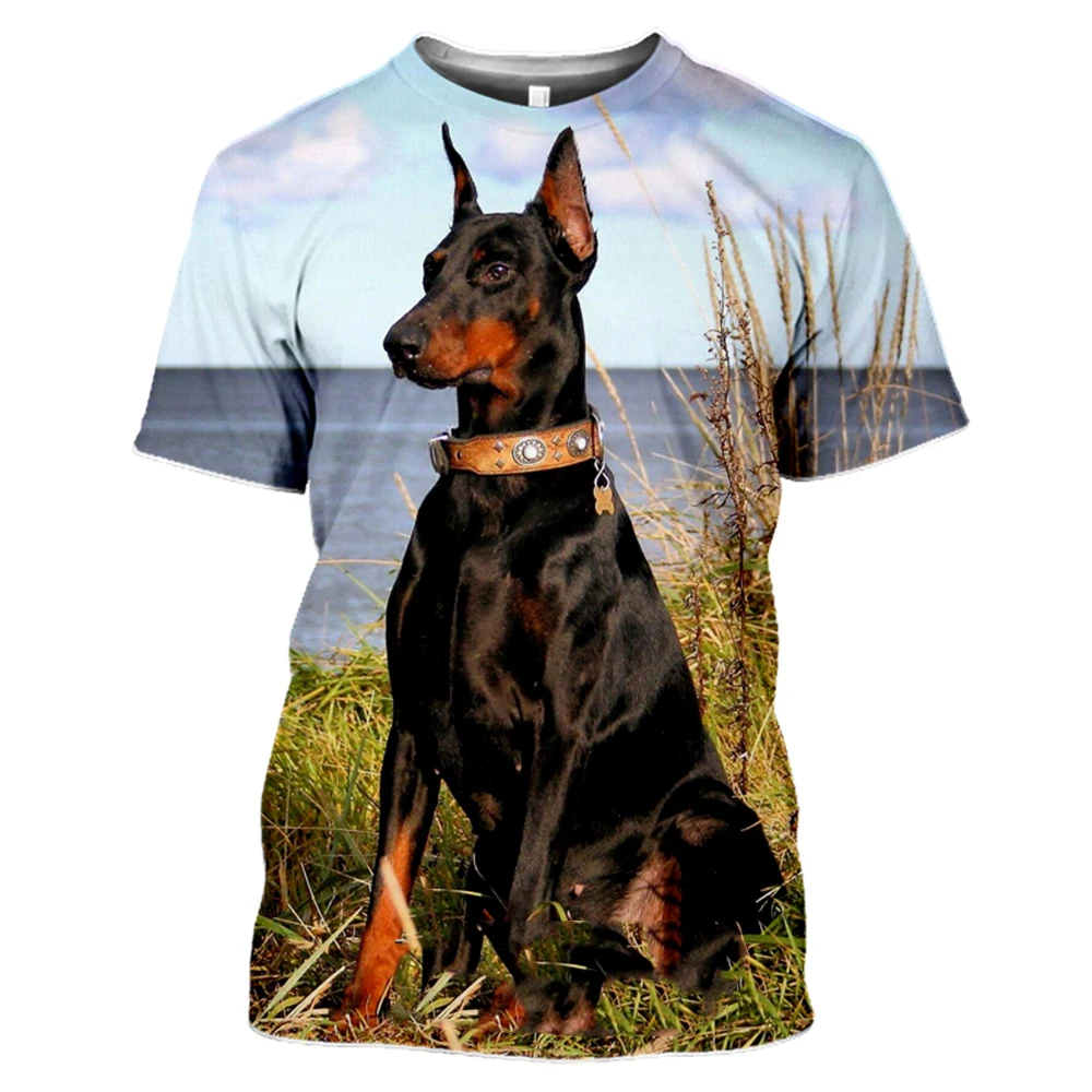 Summer Men's Women's Animal Doberman 3d Printed T-shirt Casual Fashion Street Cool Short Sleeve Sports Lightweight Breathable
Summer Men's Women's Animal Doberman 3d Printed T-shirt Casual Fashion Street Cool Short Sleeve Sports Lightweight Breathable