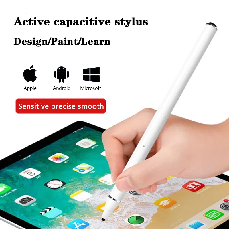 Active Touch Pen Ipad Capacitive Pen Painting Touch Screen Pen Suitable for Apple Android Touch Screen Control Pen Universal
Active Touch Pen Ipad Capacitive Pen Painting Touch Screen Pen Suitable for Apple Android Touch Screen Control Pen Universal
