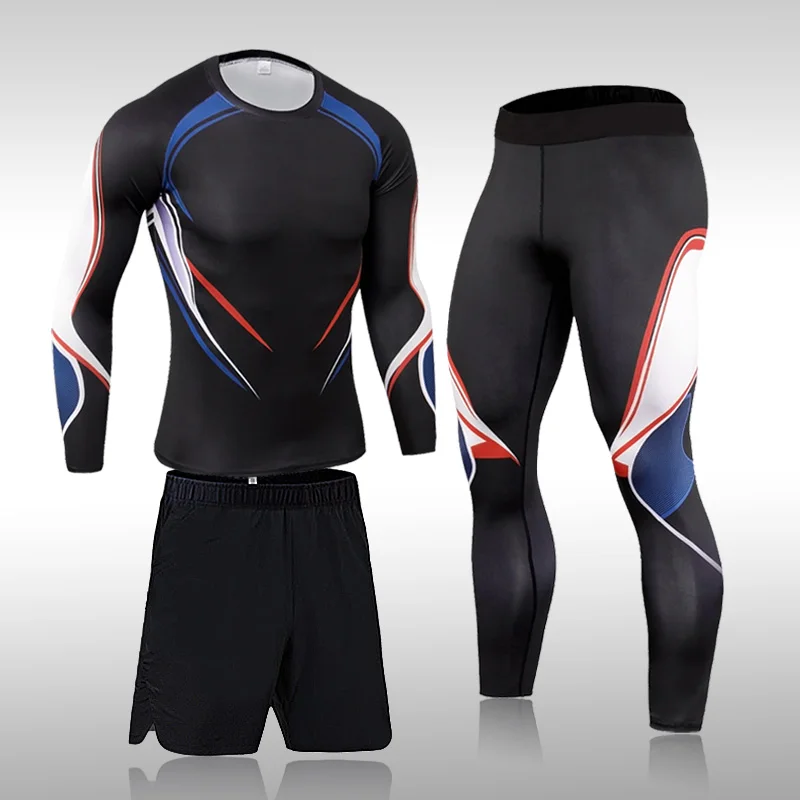 Men's Running Set Gym Jogging Thermo Underwear Xxxl Skins Compression Fitness MMA Rashgard Male Quick-drying Tights Track Suit
Men's Running Set Gym Jogging Thermo Underwear Xxxl Skins Compression Fitness MMA Rashgard Male Quick-drying Tights Track Suit