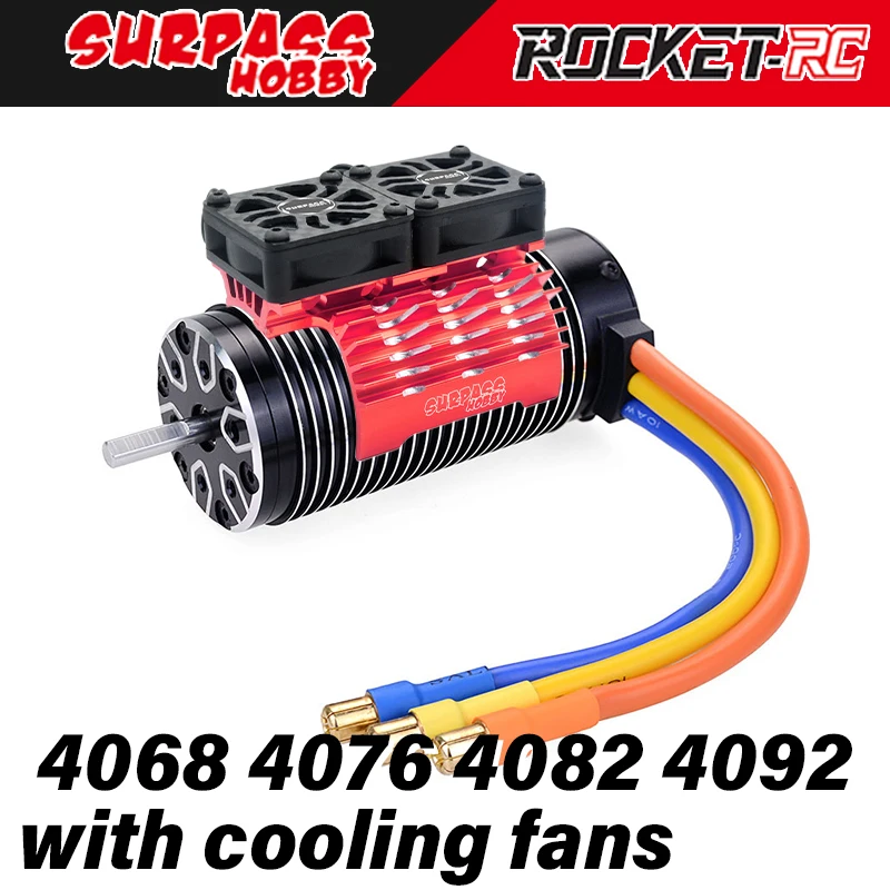 SURPASS HOBBY Rocket 4068 4076 4082 4092 Waterproof Brushless Motor for 1/8 1/7 RC Car Truck Off Road 8S TRAXXAS Armma Hsp Zd
SURPASS HOBBY Rocket 4068 4076 4082 4092 Waterproof Brushless Motor for 1/8 1/7 RC Car Truck Off Road 8S TRAXXAS Armma Hsp Zd