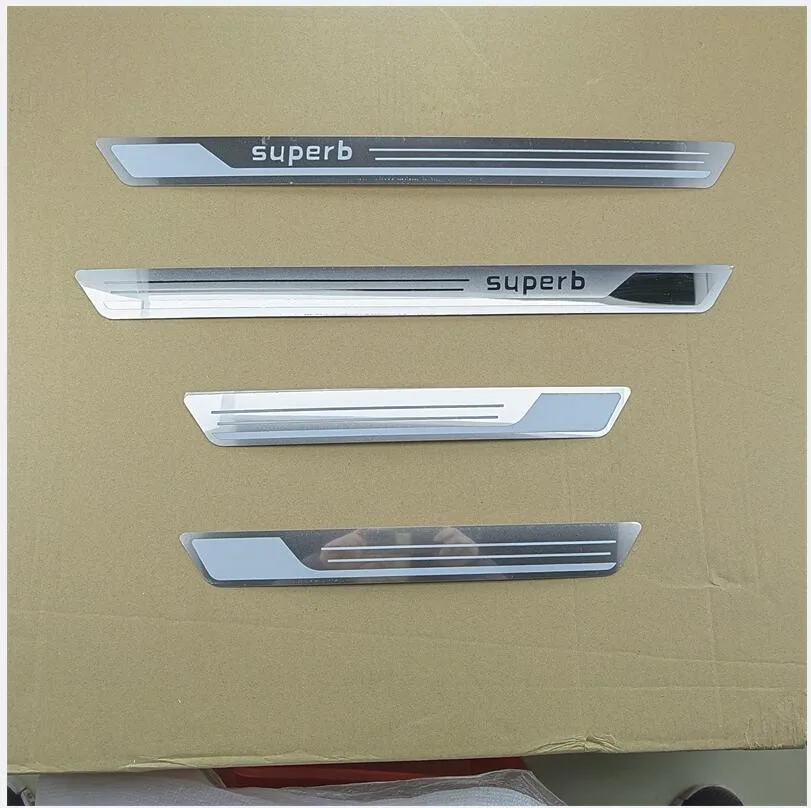 car assecories For Skoda Superb 2016 2017 2018 Door Sill Pedal Scuff Plate Stainless Steel Guard Protector Car Sticker
car assecories For Skoda Superb 2016 2017 2018 Door Sill Pedal Scuff Plate Stainless Steel Guard Protector Car Sticker