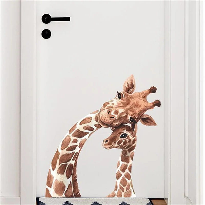 Cartoon Two Little Giraffe Refrigerator Stickers For Door PVC Children's Room Kindergarten Home Decoration Self-Adhesive
Cartoon Two Little Giraffe Refrigerator Stickers For Door PVC Children's Room Kindergarten Home Decoration Self-Adhesive