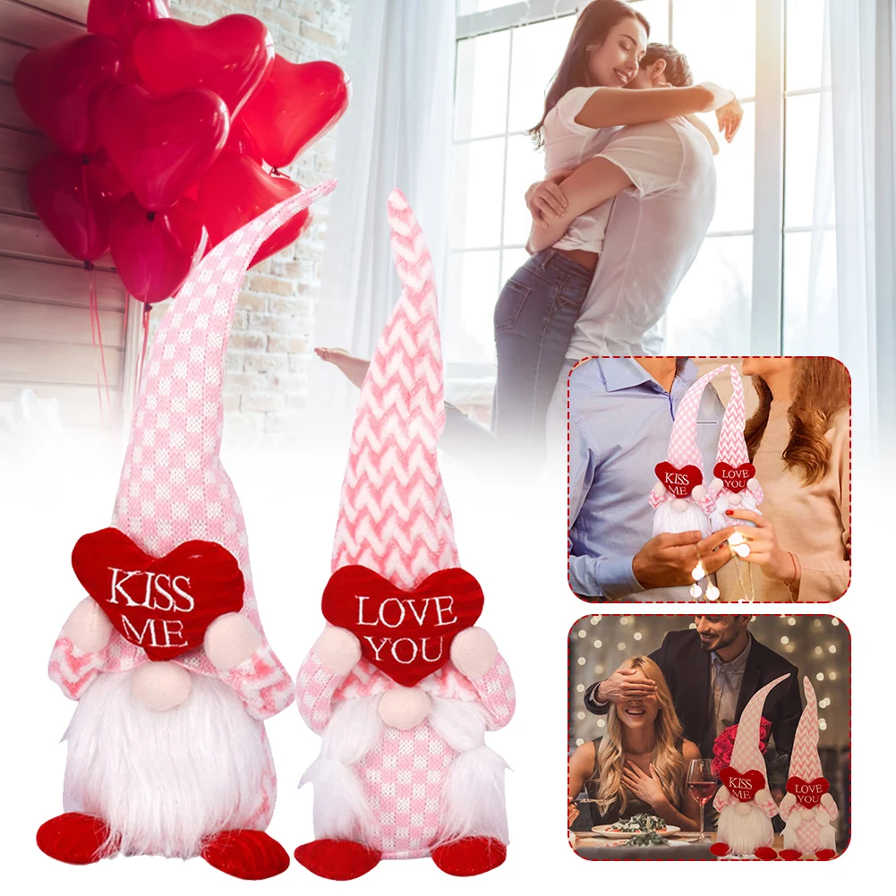2pcs Valentines Day Gnomes Love Faceless Doll For Odorless And Light Perfect Valentine's Gift Dwarf Decoration
2pcs Valentines Day Gnomes Love Faceless Doll For Odorless And Light Perfect Valentine's Gift Dwarf Decoration