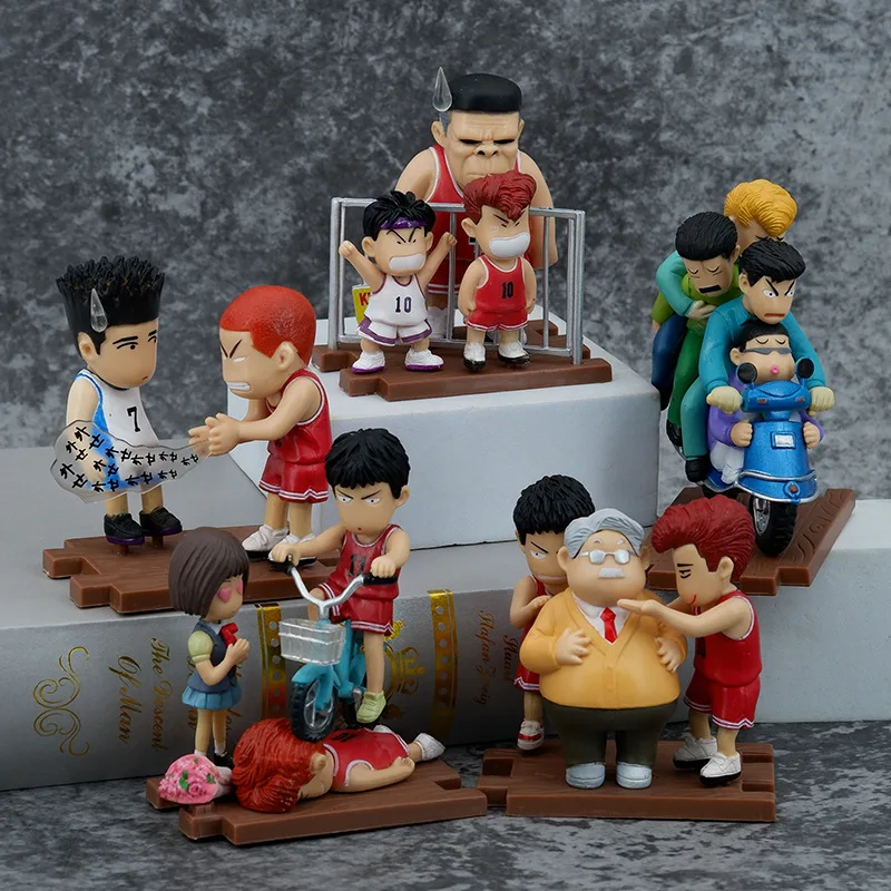 5 Models Slam Dunk Kaede Rukawa Anime Figure Sakuragi Hanamichi Figure Mitsuyoshi Anzai Akagi Takenori Action Figure Toys
5 Models Slam Dunk Kaede Rukawa Anime Figure Sakuragi Hanamichi Figure Mitsuyoshi Anzai Akagi Takenori Action Figure Toys