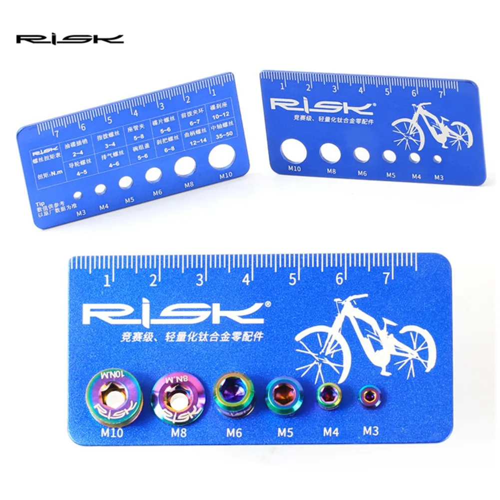 Bike Bicycle Bolt Screw Gauge Diameter Length Measure Tool M3/M4/M5/M6/M8/M10 Aluminum Bolts Measure Tool Cycling Accessories
Bike Bicycle Bolt Screw Gauge Diameter Length Measure Tool M3/M4/M5/M6/M8/M10 Aluminum Bolts Measure Tool Cycling Accessories