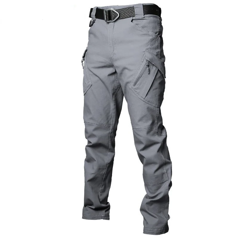

Брюки-карго IX9 мужские тактические, Стрейчевые армейские штаны в стиле милитари, много карманов, штаны для походов и рыбалки, на осень
