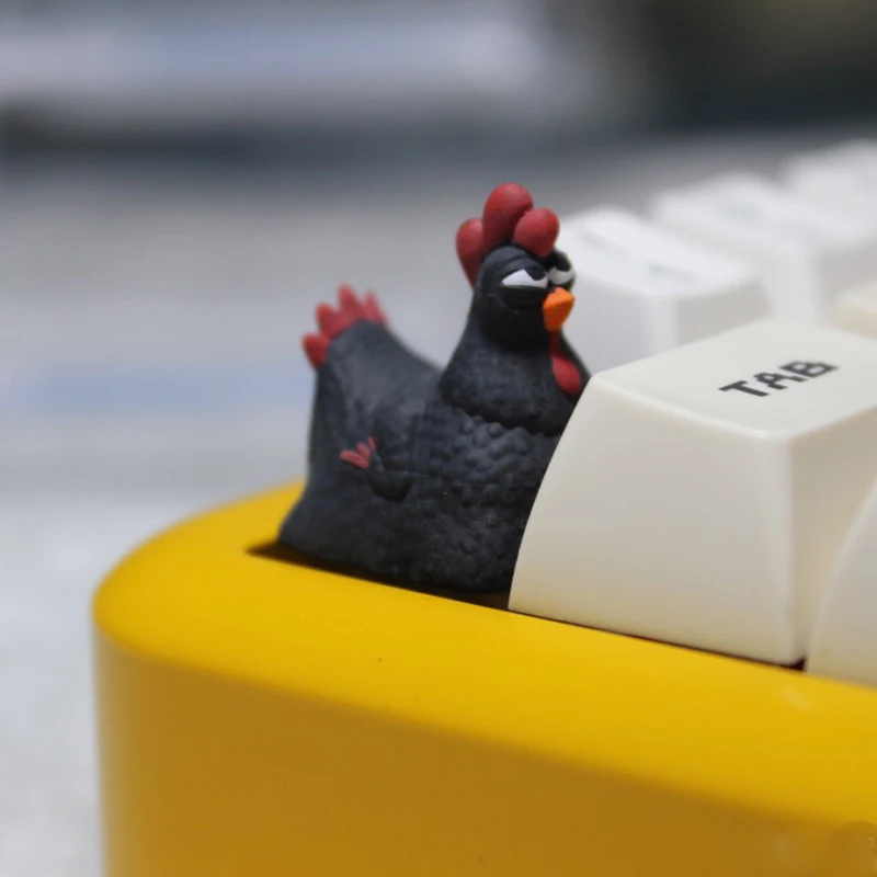 3D Hand-Made Custom Small Black Chicken Keycap Personality ESC R4 Electric Cross Axis Game Mechanical Keyboard Keycap
3D Hand-Made Custom Small Black Chicken Keycap Personality ESC R4 Electric Cross Axis Game Mechanical Keyboard Keycap