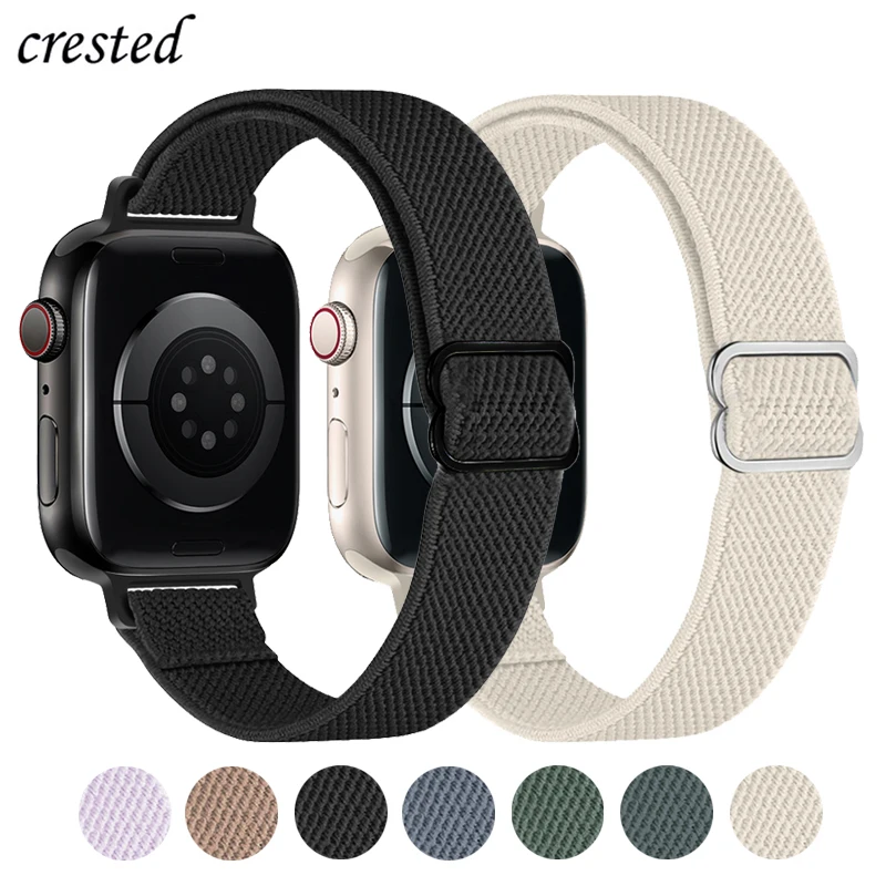 Slim Stretchy Strap For Apple Watch Band 40mm 41mm 38mm 44mm 45mm 49mm 42mm Nylon loop bracelet Iwatch Series 7 SE 6 5 3 8 Ultra
Slim Stretchy Strap For Apple Watch Band 40mm 41mm 38mm 44mm 45mm 49mm 42mm Nylon loop bracelet Iwatch Series 7 SE 6 5 3 8 Ultra