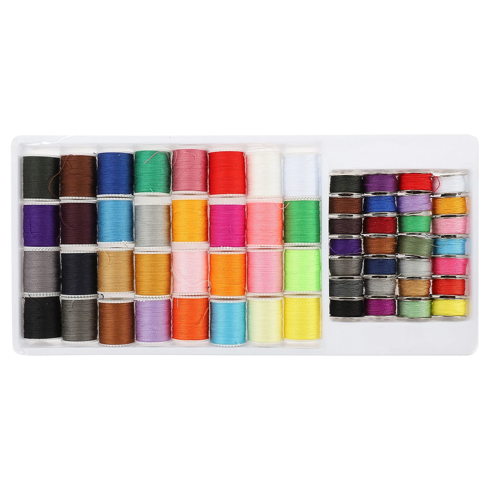60 Pcs Sewing Thread Travel Floss Convenient Spool Multi-function Bobbin Kit Accessory Plastic Home Supply
60 Pcs Sewing Thread Travel Floss Convenient Spool Multi-function Bobbin Kit Accessory Plastic Home Supply