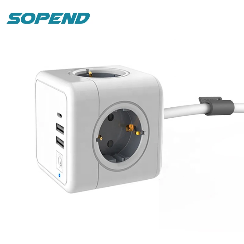 Sopend Eu Power Strip Surge Protector Socket with Holder Original Factory Supply 2 USB Type C Charger 4 AC Outlet Extension Wire
Sopend Eu Power Strip Surge Protector Socket with Holder Original Factory Supply 2 USB Type C Charger 4 AC Outlet Extension Wire