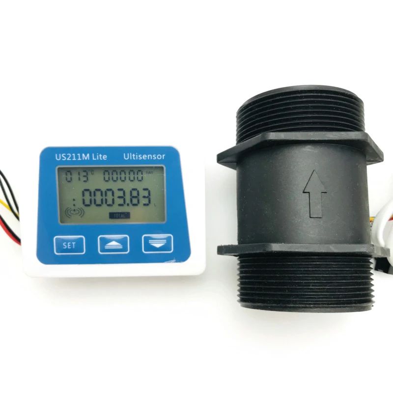 US211M Lite USN-HS20TA 10-300L/Min 2 Inch Digital Flow Meter Flow Reader Compatible With All Our Hall Effect Water Flow Sensor
US211M Lite USN-HS20TA 10-300L/Min 2 Inch Digital Flow Meter Flow Reader Compatible With All Our Hall Effect Water Flow Sensor