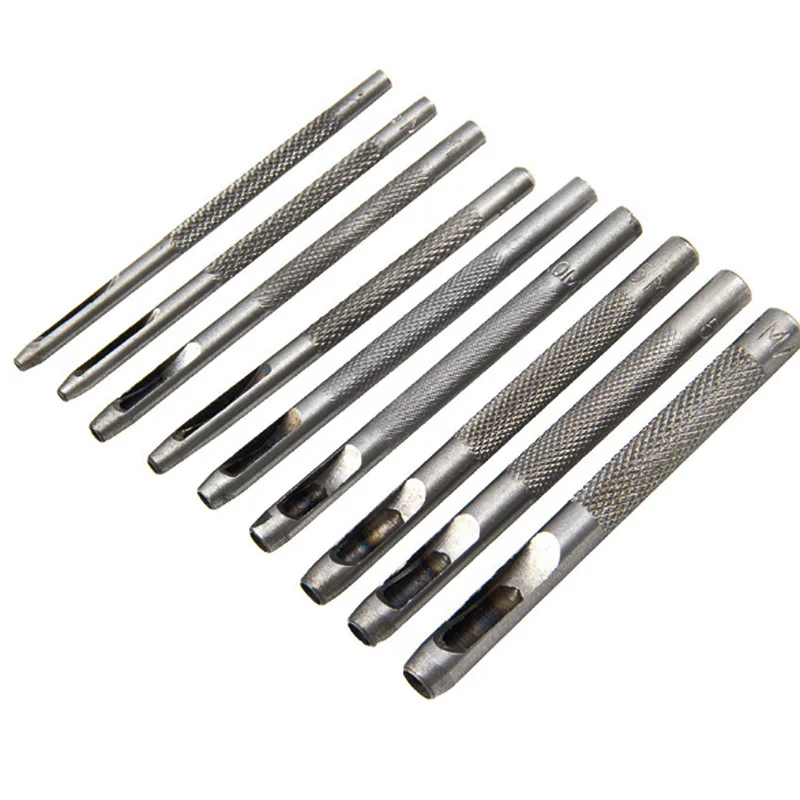 1mm ~ 10mm sets for your choose Hole Puncher Leather Hole Punch Round Steel Leather Craft Hollow Hole Punch Gaskets Rubber Tools
1mm ~ 10mm sets for your choose Hole Puncher Leather Hole Punch Round Steel Leather Craft Hollow Hole Punch Gaskets Rubber Tools