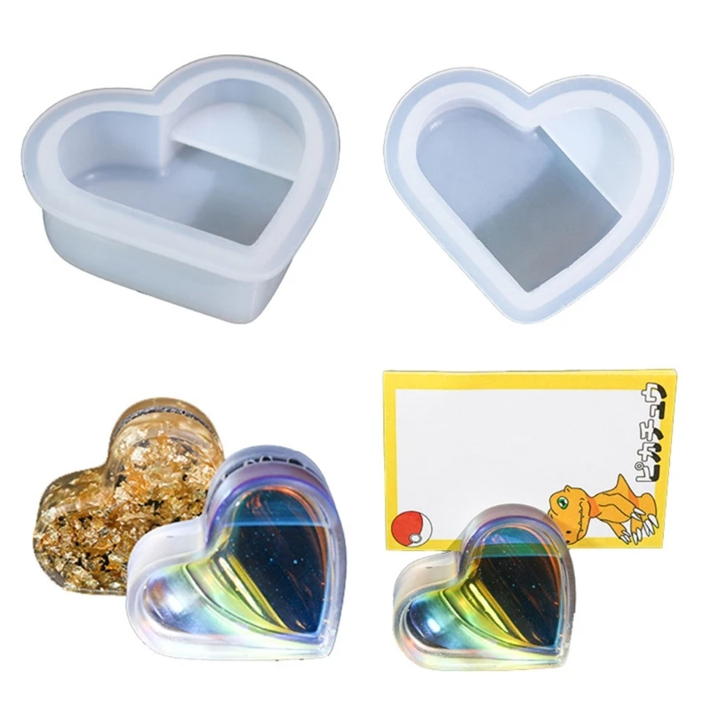 H9ED Business Card Holder Resin Mold Name Card Display Stand Silicone Mold Heart Desktop Ornaments Mold for Office-Home Decor
H9ED Business Card Holder Resin Mold Name Card Display Stand Silicone Mold Heart Desktop Ornaments Mold for Office-Home Decor