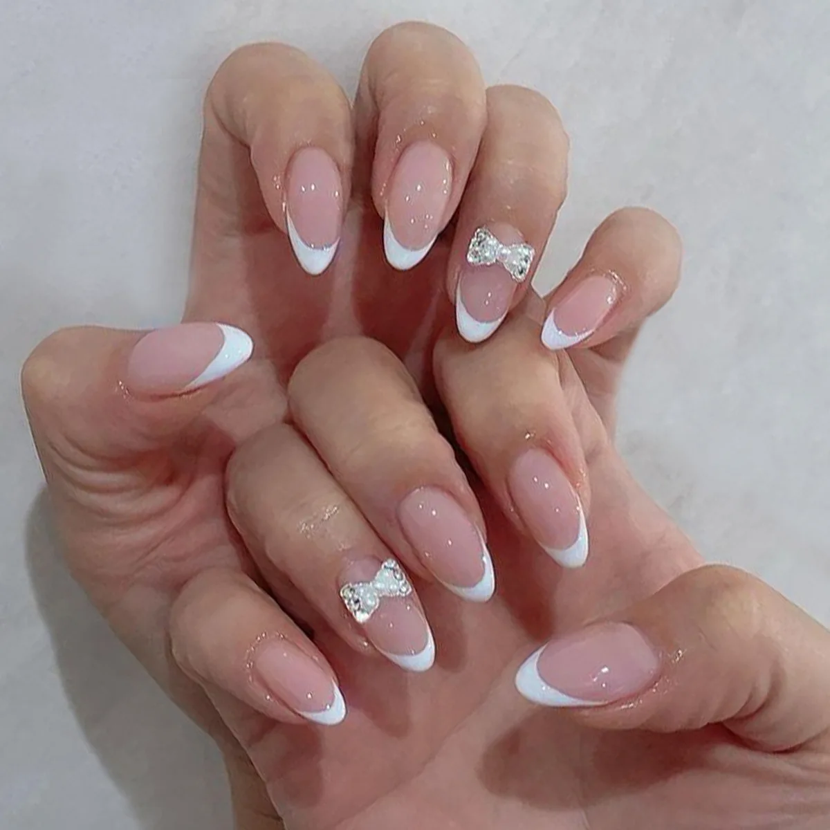 24 шт., накладные ногти с бантом, розовый цвет
24 шт., накладные ногти с бантом, розовый цвет