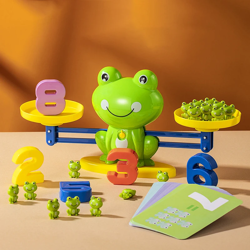 Kids Montessori Math Toys Figures Frog Balance Scales Educational Math Balance Scales Digital Board Games Child Learning Gifts
Kids Montessori Math Toys Figures Frog Balance Scales Educational Math Balance Scales Digital Board Games Child Learning Gifts