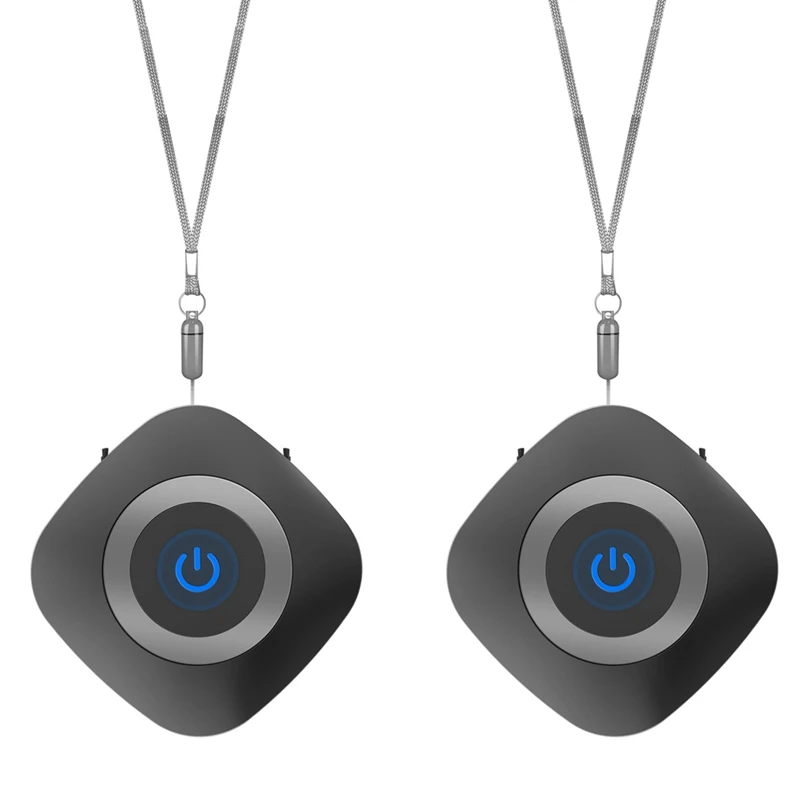 2X Air Purifier Necklace Wearable Air Purifier Ionizer For Home Portable USB Charging Air Cleaner Black
2X Air Purifier Necklace Wearable Air Purifier Ionizer For Home Portable USB Charging Air Cleaner Black