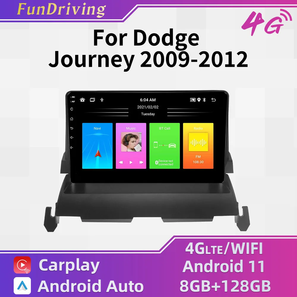 Автомагнитола 2 Din Android для Dodge Journey 2009-2012, автомобильная стереосистема с GPS-навигацией, мультимедийный плеер, Авторадио, головное устройство д...
Автомагнитола 2 Din Android для Dodge Journey 2009-2012, автомобильная стереосистема с GPS-навигацией, мультимедийный плеер, Авторадио, головное устройство д...