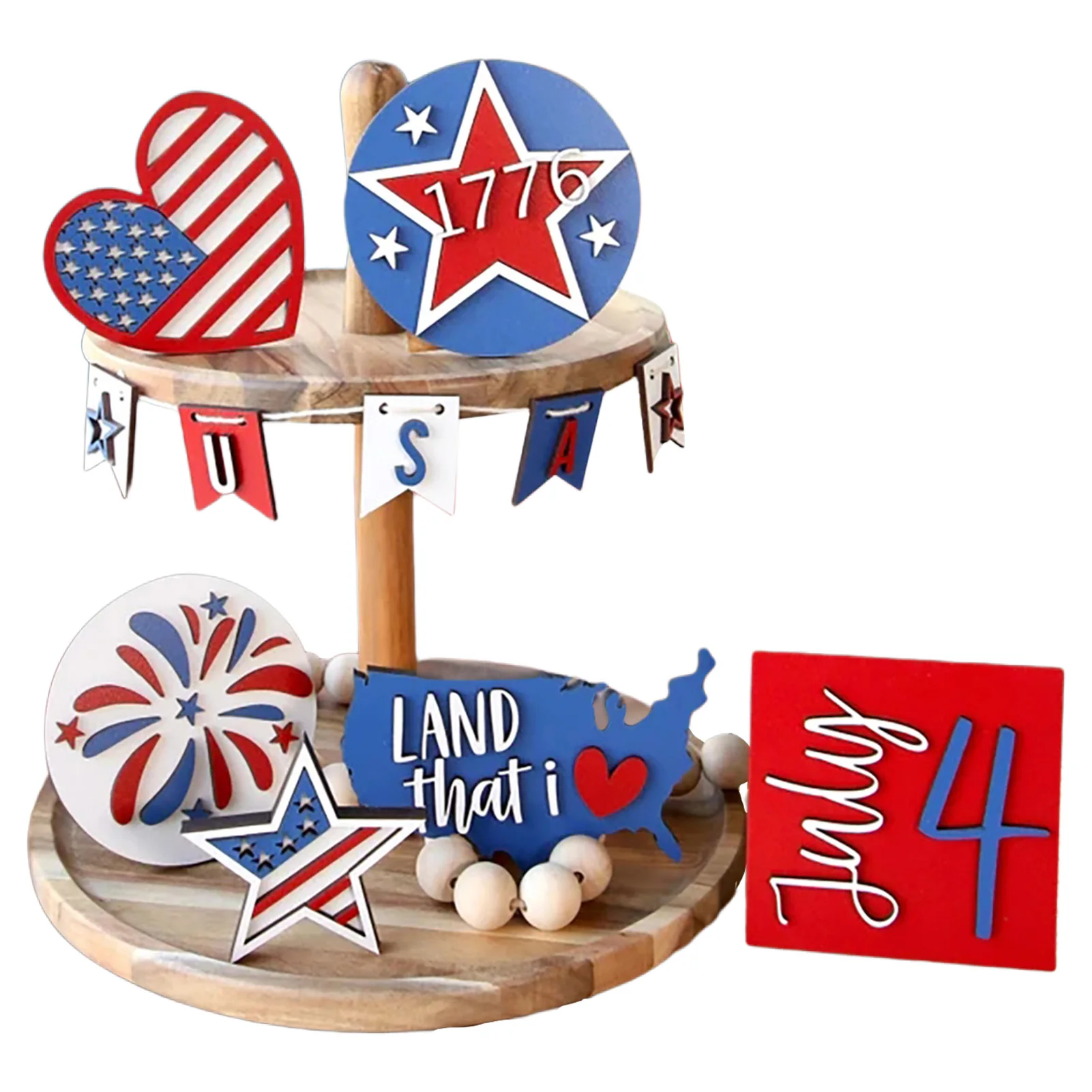 7 шт День Независимости фермерский Декор 4 июля День Независимости многоярусный поднос Декор День ветеранов Настольный центральный элемент... 
7 шт День Независимости фермерский Декор 4 июля День Независимости многоярусный поднос Декор День ветеранов Настольный центральный элемент...