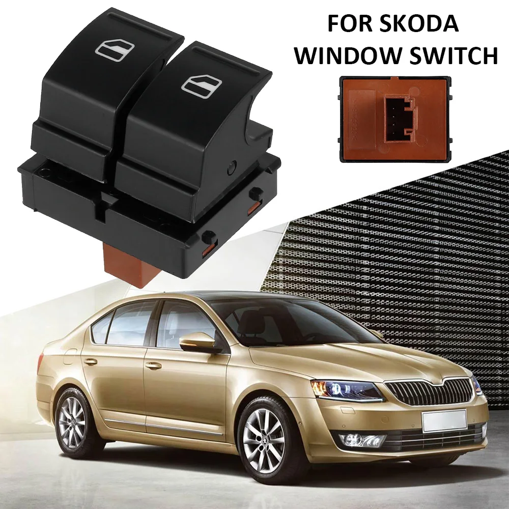 Электрическая кнопка управления окном для SKODA FABIA MK2 2006-2014, ROOMSTER 2006-2015
Электрическая кнопка управления окном для SKODA FABIA MK2 2006-2014, ROOMSTER 2006-2015