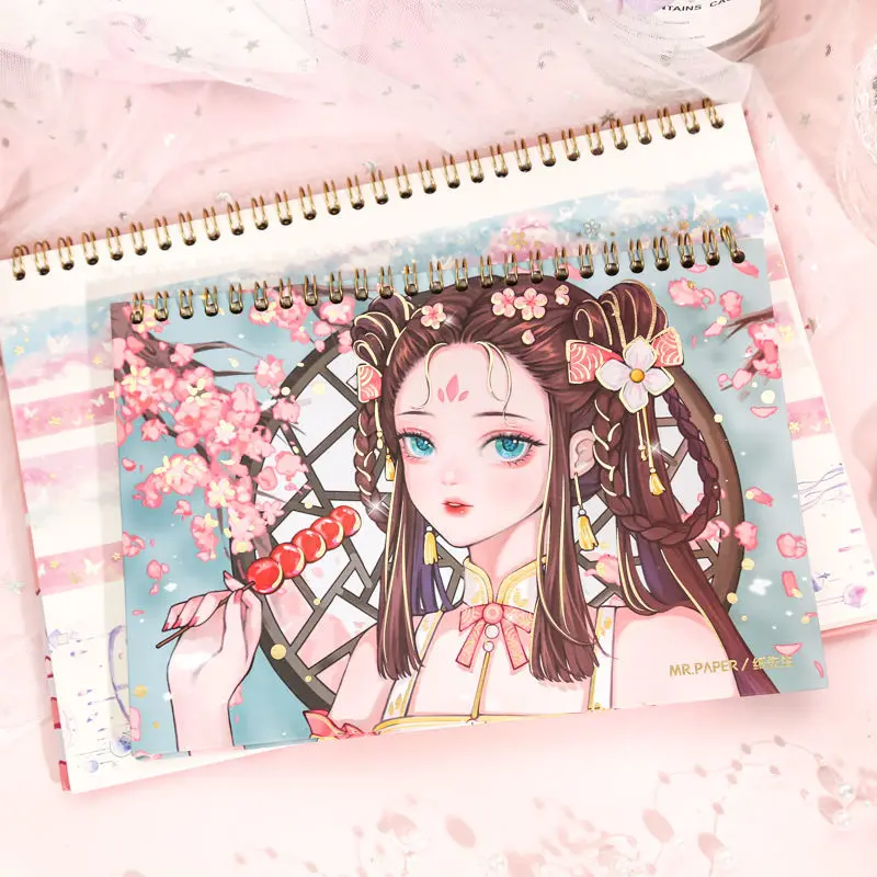 Glazed girl release book hand account tape sticker illustration book packaged Chinese style handmade release paper
Glazed girl release book hand account tape sticker illustration book packaged Chinese style handmade release paper