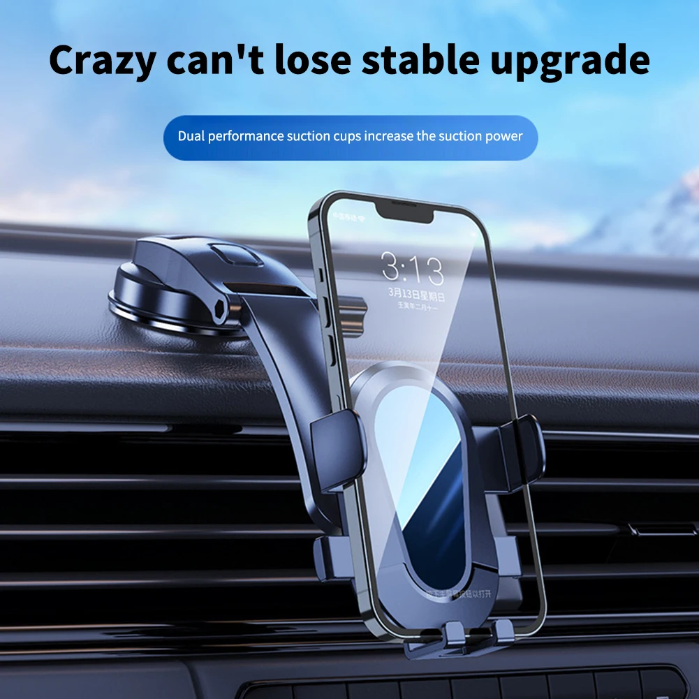 Car Phone Mount Dashboard Holder With Strong Suction Cup Unobstructed Vision, Safe Driving Interior Accessories
Car Phone Mount Dashboard Holder With Strong Suction Cup Unobstructed Vision, Safe Driving Interior Accessories