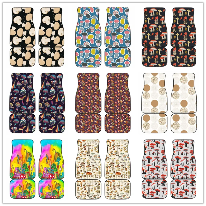 COLORFUL MUSHROOM DESIGN PATTERN Car Foot Mat 4PCs Rubber Non-Slip Waterproof Material All-Weather Protection Accessories
COLORFUL MUSHROOM DESIGN PATTERN Car Foot Mat 4PCs Rubber Non-Slip Waterproof Material All-Weather Protection Accessories