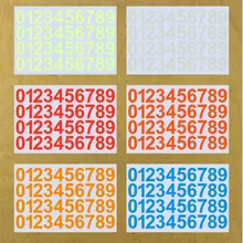 Glow in Dark Number Sticker Luminous Digits Stickers Car Temporary Paking Phone Mailbox Tag Drawer Sign Hotel Door Plaque Label