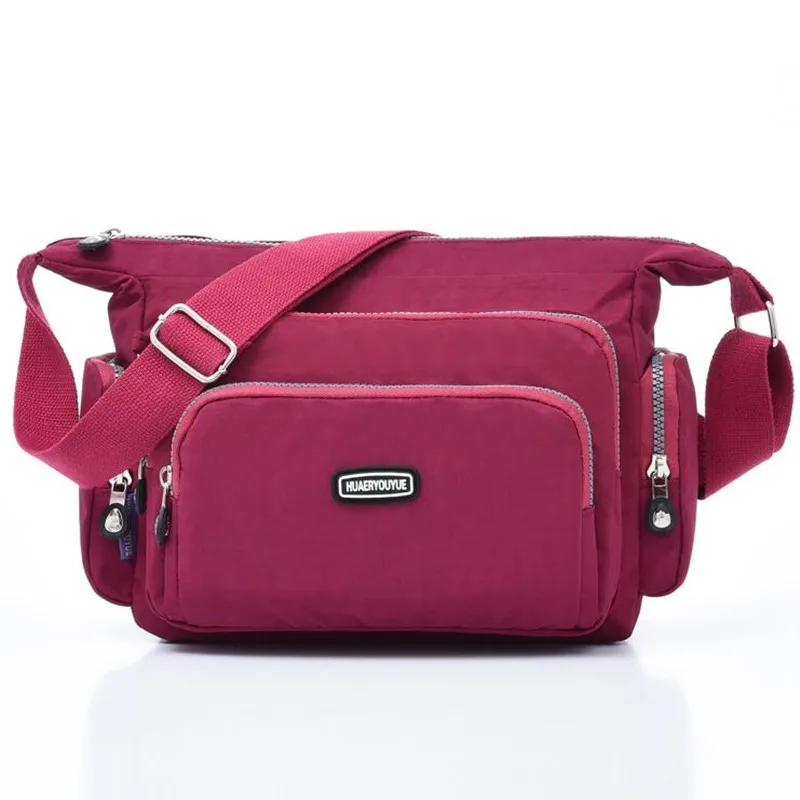 Women Waterproof Nylon Horizontal Satchel Travel Bag Female Student Messenger Bag Solid Zipper Bag Handbag Shoulder Bag Handbag
Women Waterproof Nylon Horizontal Satchel Travel Bag Female Student Messenger Bag Solid Zipper Bag Handbag Shoulder Bag Handbag