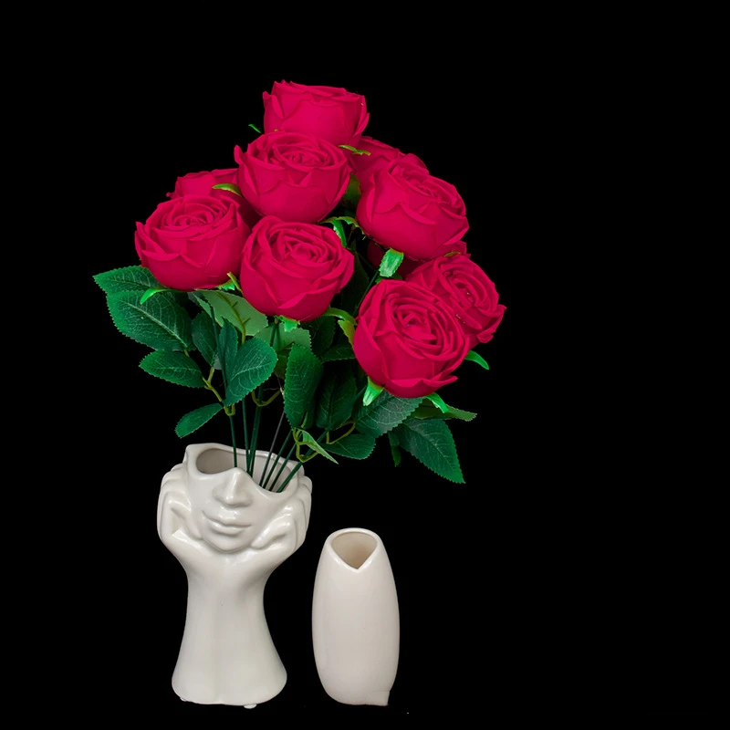 Red Pink 1 Branch 10 Pieces Artificial Rose Plant Silk Flower Simulation Flower Home Desktop Table Wedding Decoration Rose
Red Pink 1 Branch 10 Pieces Artificial Rose Plant Silk Flower Simulation Flower Home Desktop Table Wedding Decoration Rose