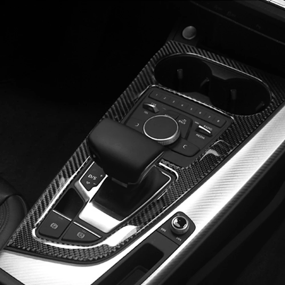 Car Gear Shift Panel Sticker Control Center Decoration Cover Trim Carbon Fiber Auto Accessories For Audi A4 B9 A5 2017-2023
Car Gear Shift Panel Sticker Control Center Decoration Cover Trim Carbon Fiber Auto Accessories For Audi A4 B9 A5 2017-2023
