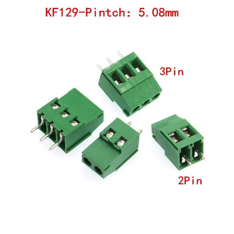 10Pcs Green KF129 PCB Spliceable Screw Terminal Block Wire Connector 5.08mm Picth 2Pin 3Pin Straight Pin 300V Splice Terminal
10Pcs Green KF129 PCB Spliceable Screw Terminal Block Wire Connector 5.08mm Picth 2Pin 3Pin Straight Pin 300V Splice Terminal