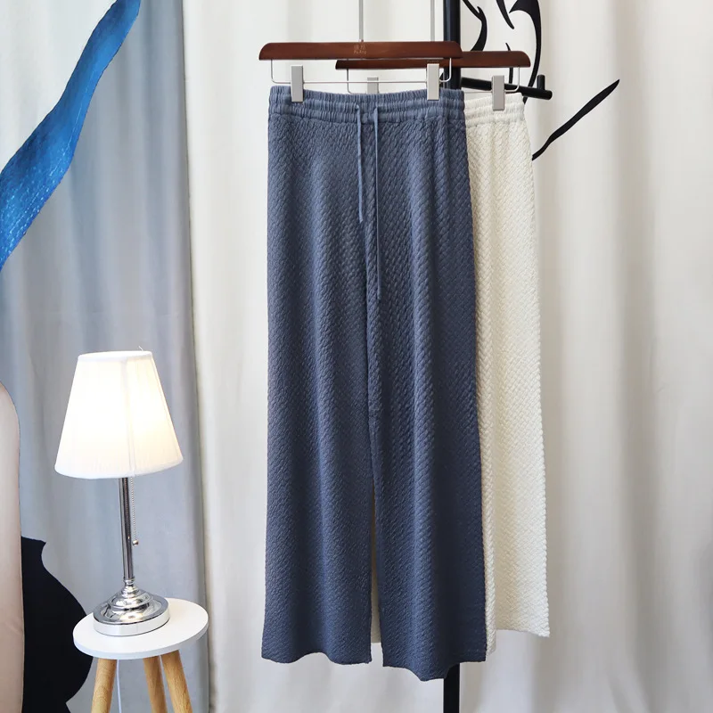 High-waist Loose Wide-leg Knitted Pants Women's 2022 Autumn and Winter New Korean Version Design Niche Straight Wool Pants Trend
High-waist Loose Wide-leg Knitted Pants Women's 2022 Autumn and Winter New Korean Version Design Niche Straight Wool Pants Trend