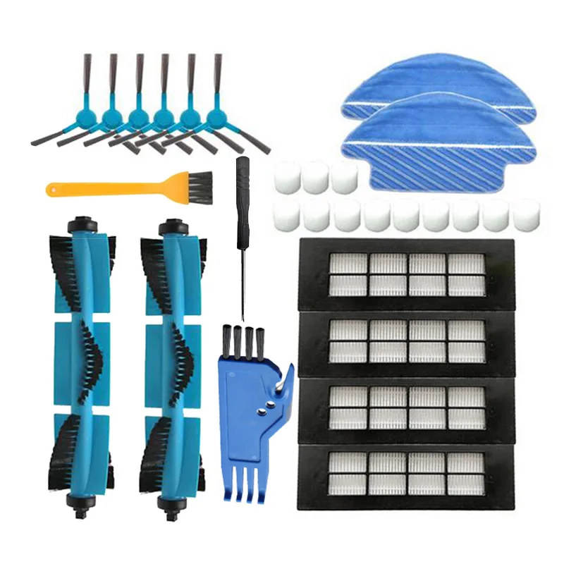 Sweeping Robot Accessories, Main Brush Side Brush Rag Filter Set, Suitable For Conga 3090 Sweeper
Sweeping Robot Accessories, Main Brush Side Brush Rag Filter Set, Suitable For Conga 3090 Sweeper