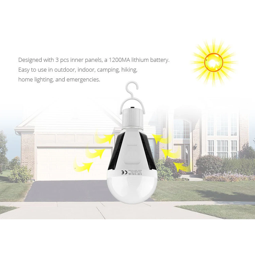 Solar Power LED Bulb Accessory Professional Lighting Tool Camping Garden Light Bulbs Emergency Lights Accessories
Solar Power LED Bulb Accessory Professional Lighting Tool Camping Garden Light Bulbs Emergency Lights Accessories