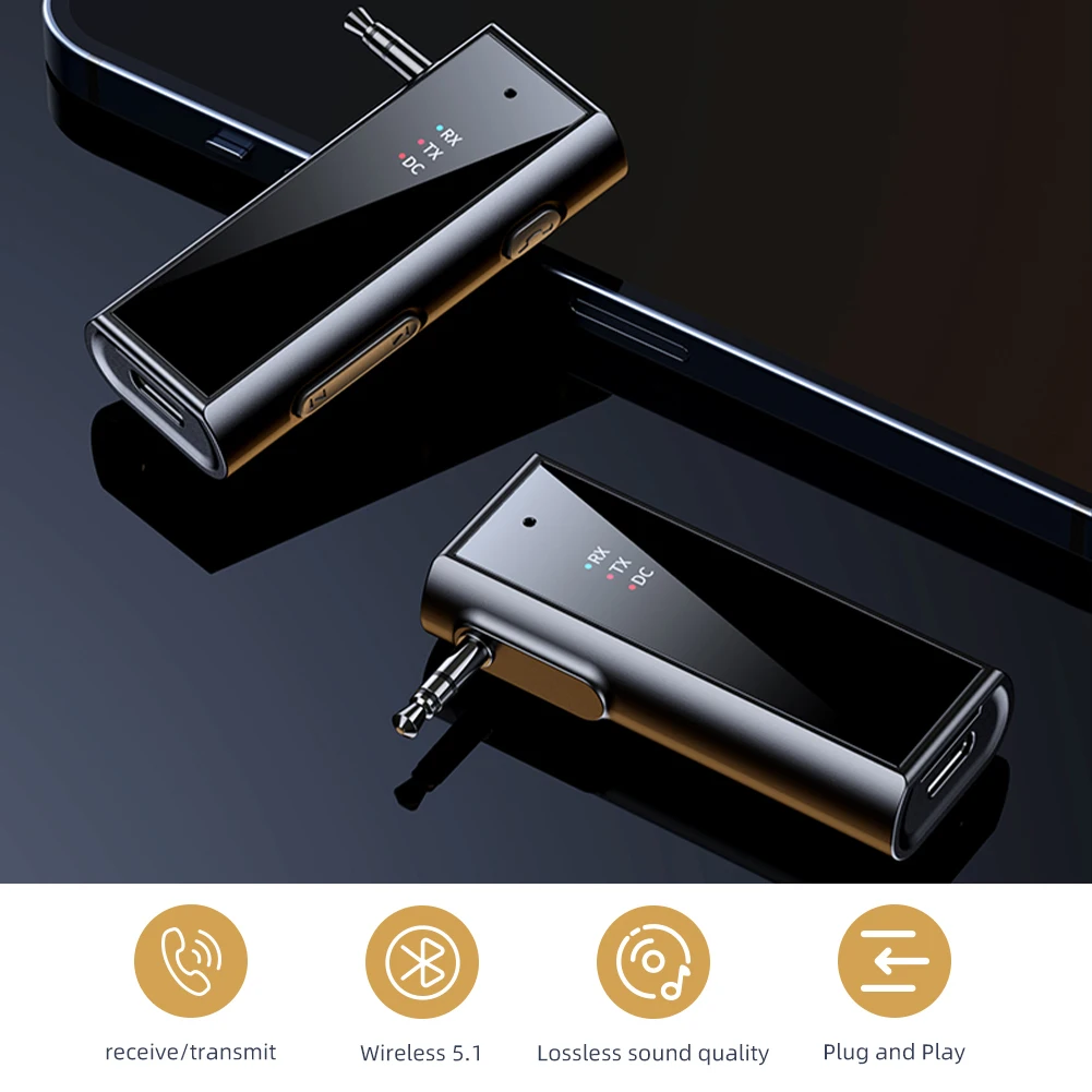2023 New Upgrade USB Wireless Bluetooth 5.1 Transmitter Receiver 2 In 1 Audio Adapter 3.5mm AUX Car Audio For Car Music Receiver
2023 New Upgrade USB Wireless Bluetooth 5.1 Transmitter Receiver 2 In 1 Audio Adapter 3.5mm AUX Car Audio For Car Music Receiver