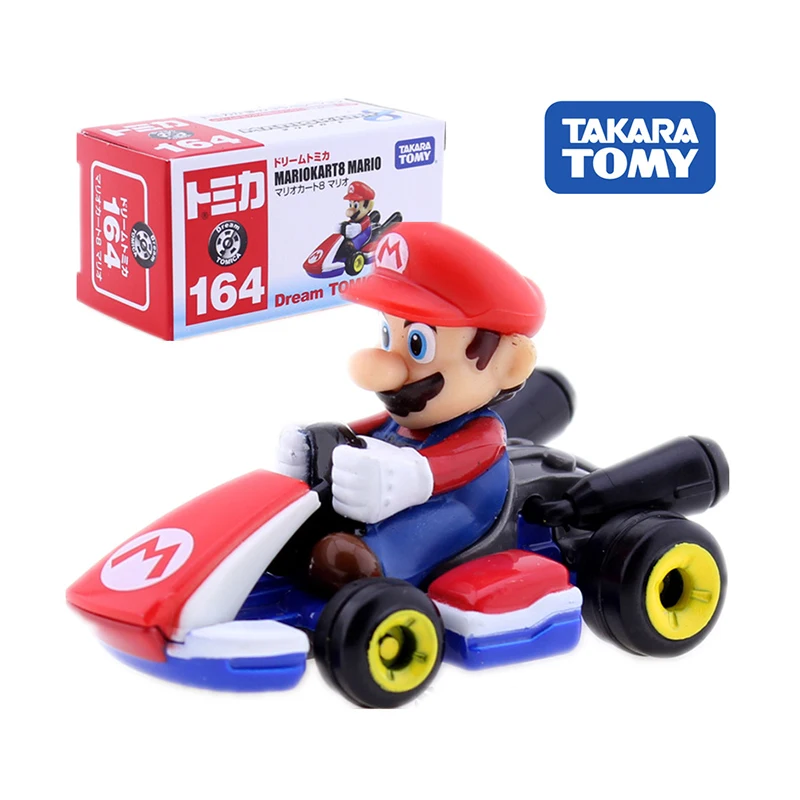 

Original Takara Tomy Alloy Car Super Mario Yoshi Dream Tomica Model for Kids Christmas Gift