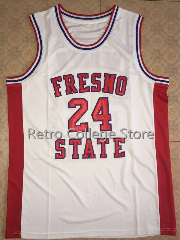 

#24 Chris Herren Fresno State Basketball Jersey Mens Stitched Custom Any Number Name Jerseys