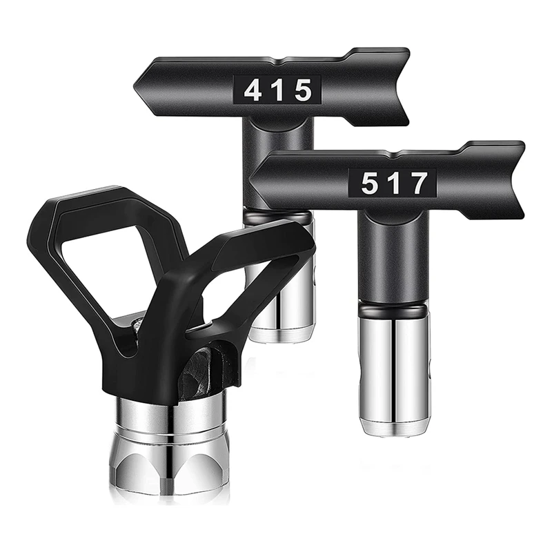 TOP 3Pcs Spray Tips Airless Paint Spray Sprayer Tip Guard Black Spray Paint Tips For Spray Can Airless Spray Nozzle
TOP 3Pcs Spray Tips Airless Paint Spray Sprayer Tip Guard Black Spray Paint Tips For Spray Can Airless Spray Nozzle