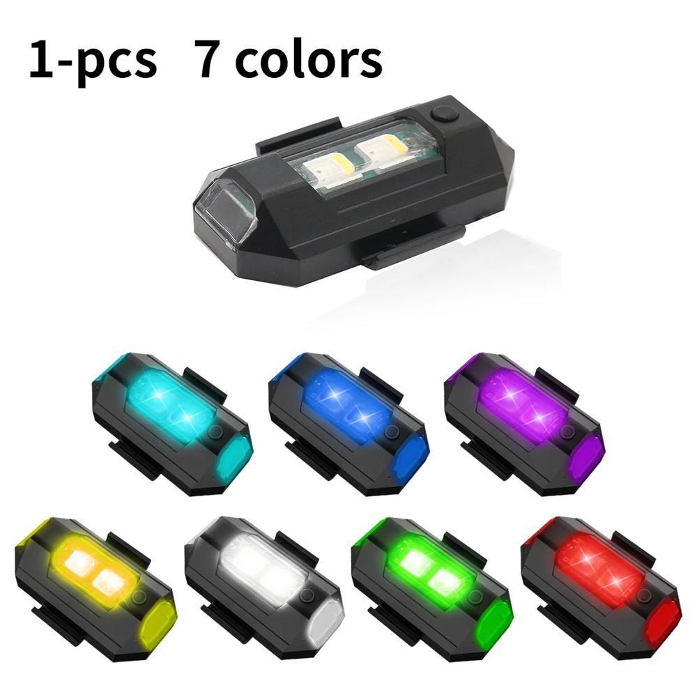 Universal LED Anti-collision Warning Light Mini Signal Light Drone with Strobe Light 7 Colors Turn Signal Indicator Motorcycle
Universal LED Anti-collision Warning Light Mini Signal Light Drone with Strobe Light 7 Colors Turn Signal Indicator Motorcycle