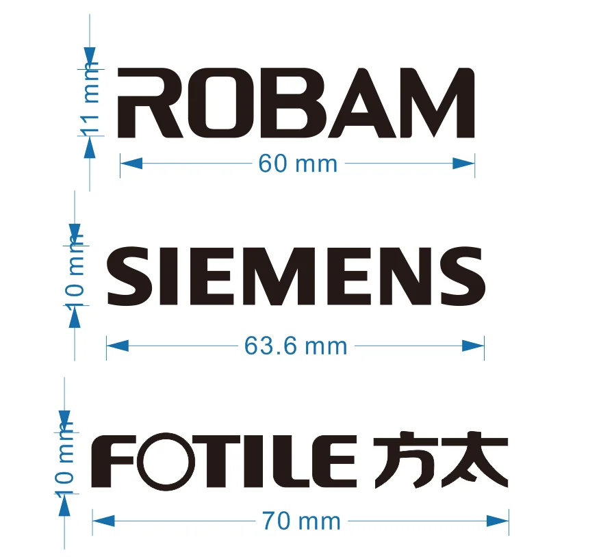 Самоклеящаяся металлическая наклейка бренда Siemens robam fotile для холодильника |
