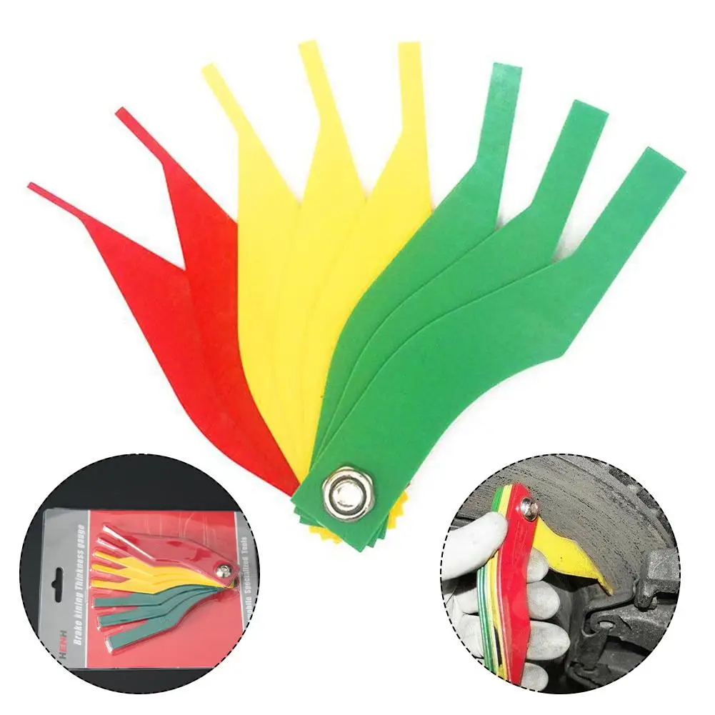 1set 8 In 1 Brake Pad Measuring Tool Gauge Feeler Tester Scale Lining Thickness Wear Meter Thickness Gauge Handy Measuring
1set 8 In 1 Brake Pad Measuring Tool Gauge Feeler Tester Scale Lining Thickness Wear Meter Thickness Gauge Handy Measuring