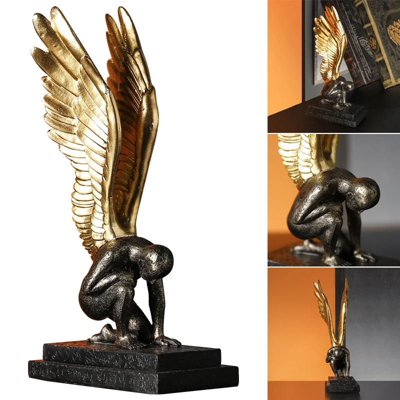 New Angel Redemption Statue Wing Floating Creatives Resin Decorative Ornaments Home Gardening Decor Gifts for Family Figurines
New Angel Redemption Statue Wing Floating Creatives Resin Decorative Ornaments Home Gardening Decor Gifts for Family Figurines