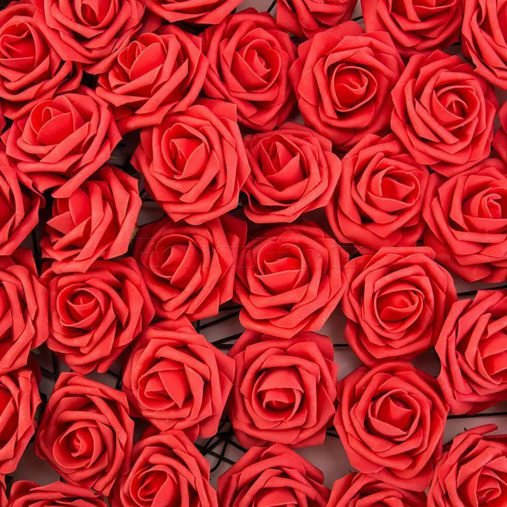 50Pcs 8cm Artificial Flowers Foam Rose Heads Wedding Party Decor Bouquet Fake Flowers DIY Craft Wreath Scrapbook Supplies
50Pcs 8cm Artificial Flowers Foam Rose Heads Wedding Party Decor Bouquet Fake Flowers DIY Craft Wreath Scrapbook Supplies