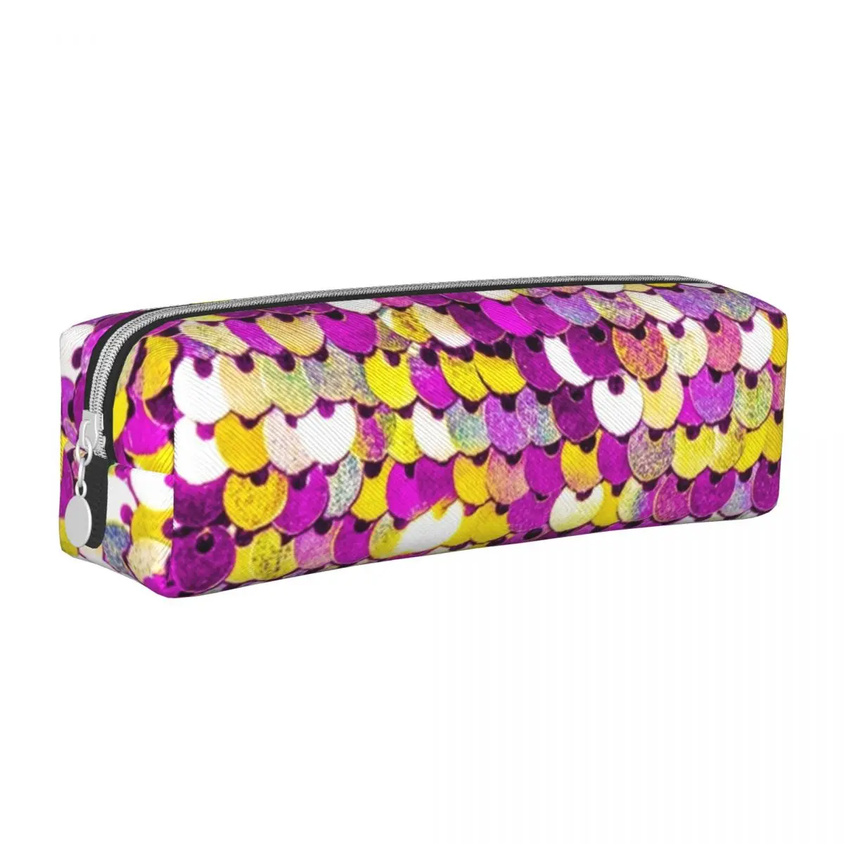 Colorful Metallic Square Pencil Case Funky Sequins Print Boy Girl College Leather Pencil Box Vintage Zipper Pen Bags
Colorful Metallic Square Pencil Case Funky Sequins Print Boy Girl College Leather Pencil Box Vintage Zipper Pen Bags