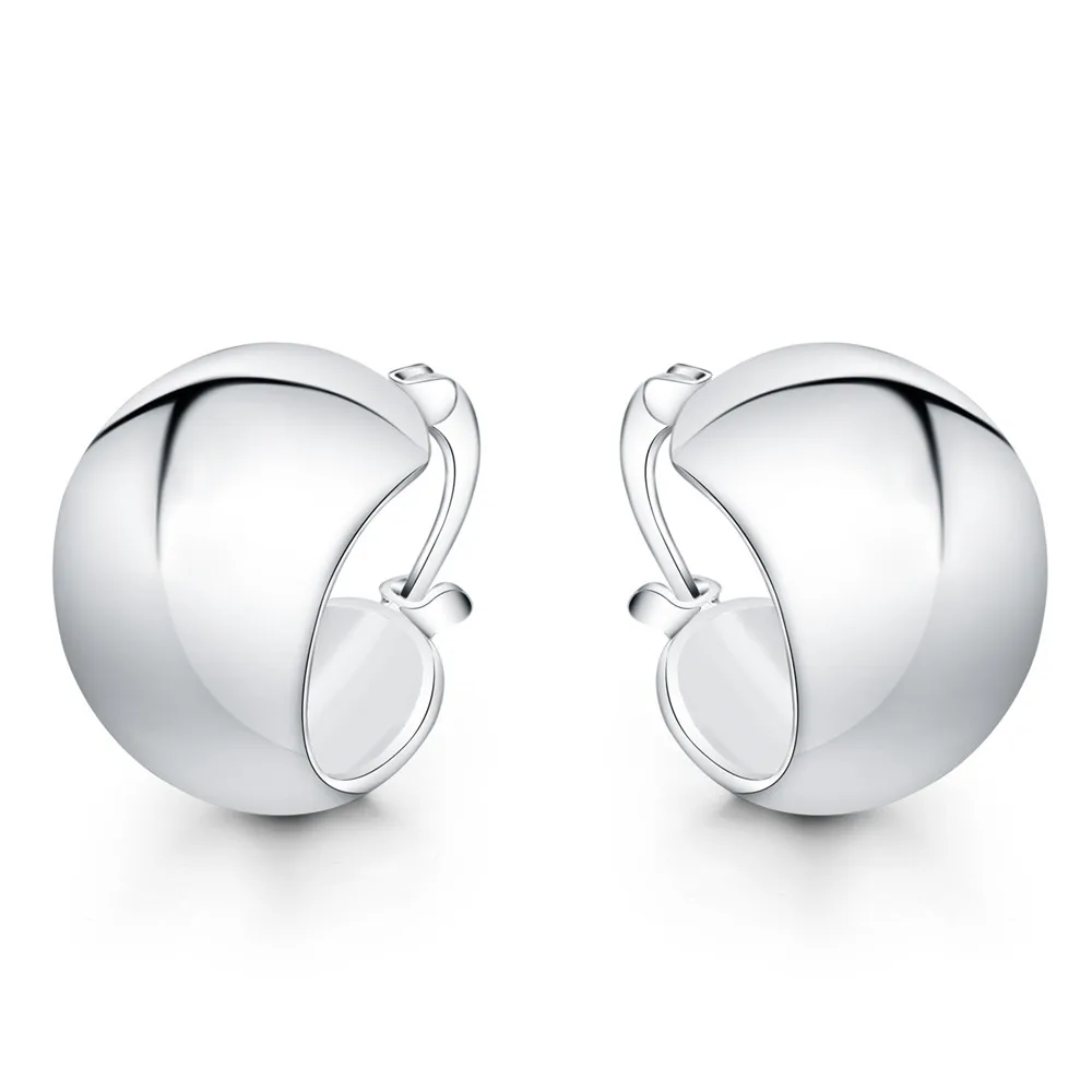 New 925 Sterling Silver Earrings Glossy Small Earrings Fashion Woman Glamour Jewelry Engagement Gift
New 925 Sterling Silver Earrings Glossy Small Earrings Fashion Woman Glamour Jewelry Engagement Gift