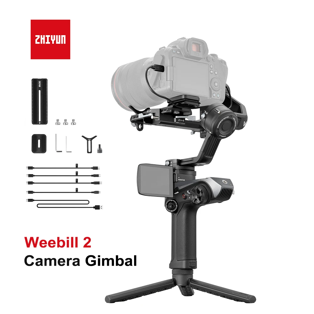 ZHIYUN Weebill 2 Camera Gimbal Stabilizer 3-Axis Handheld Gimbal with Touch Screen for Camera DSLR Cameras Canon Nikon Sony
ZHIYUN Weebill 2 Camera Gimbal Stabilizer 3-Axis Handheld Gimbal with Touch Screen for Camera DSLR Cameras Canon Nikon Sony